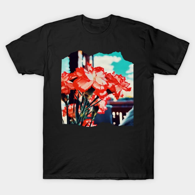 Red flowers - Photography collection T-Shirt by Boopyra